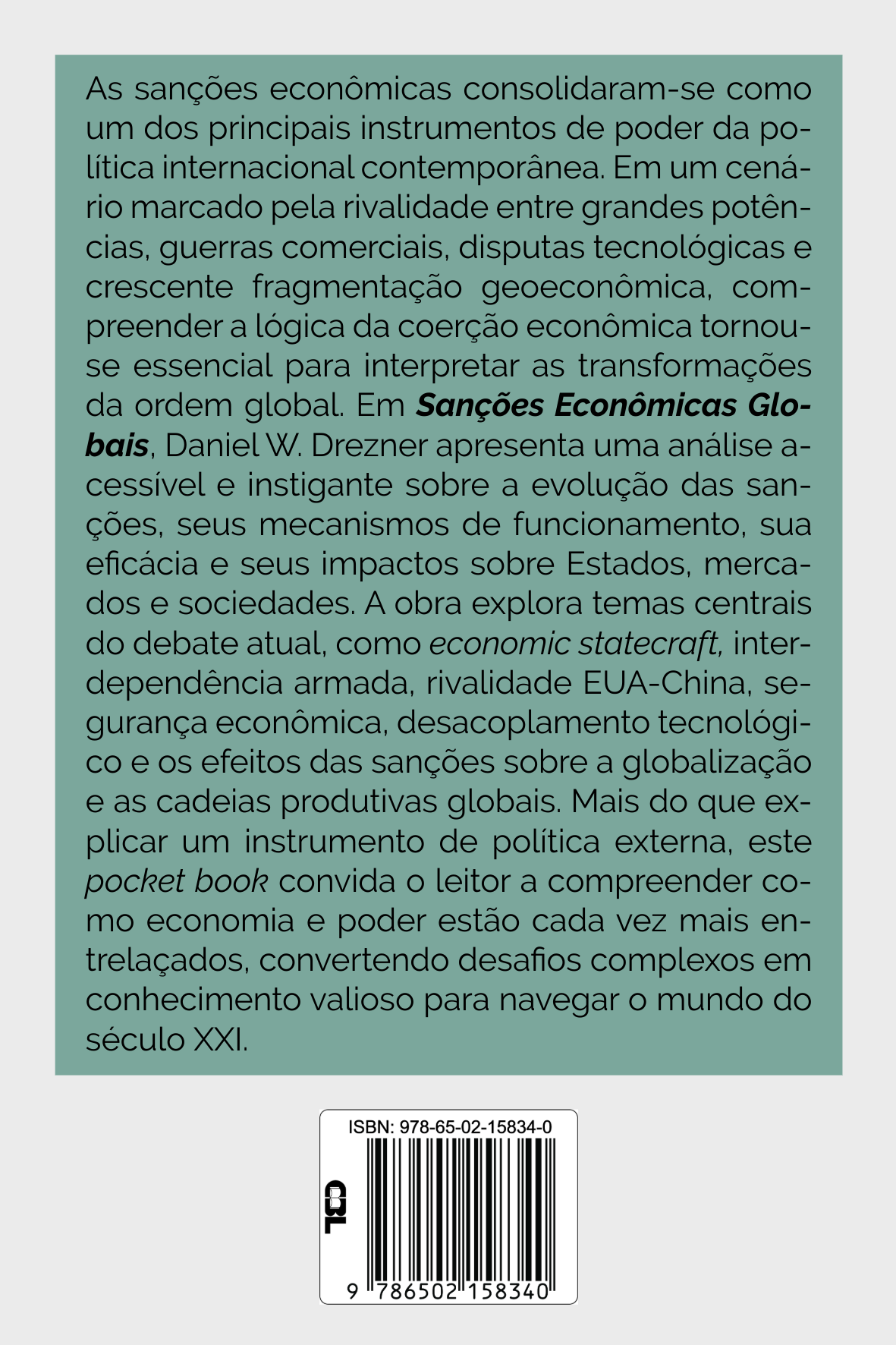 Sanções econômicas globais, de Daniel W. Drezner